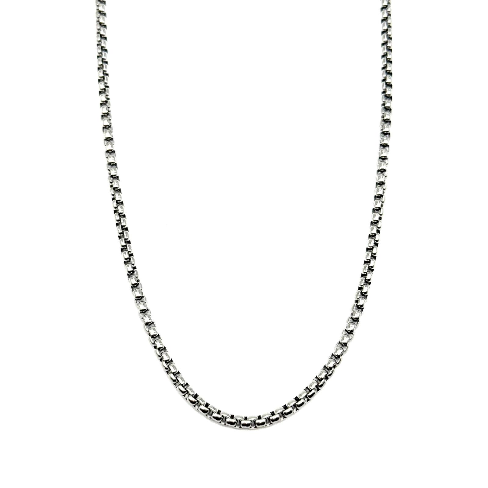 Collana Catena Snake Quadrato